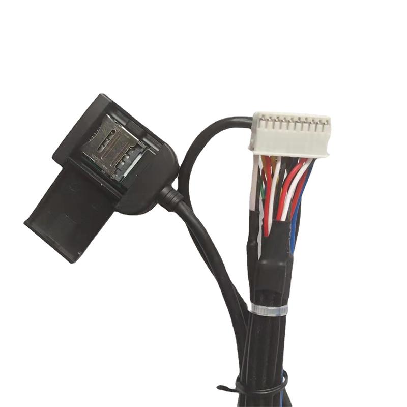 Car Radio Rca Output Wire Harness Wiring Connector Adaptor Cable 4G Sim Car Slot Car Radio +4G Antenna Cable