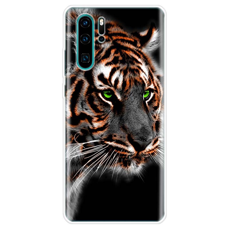 Чехол для телефона с изображением свирепого тигра и животного для Huawei Y5 Y6 Y7 Y9S P Smart Z 2019 Honor 10 Lite 9 20 9X 8S 8X 8A Pro 7A 7X Coque