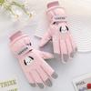 Waterproof Ski Gloves Winter Warm Fleece Touchscreen Mittens Windproof Outdoor Cycling Sports Warm Gloves