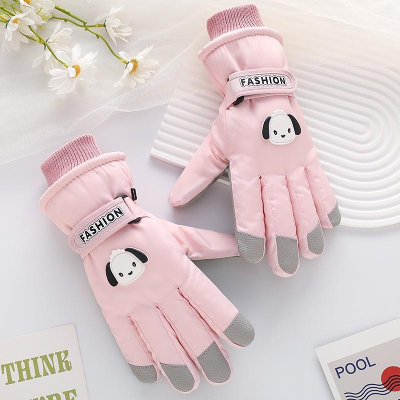 Waterproof Ski Gloves Winter Warm Fleece Touchscreen Mittens Windproof Outdoor Cycling Sports Warm Gloves