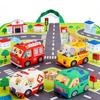 Игрушки для раннего развития Детские тканевые машинки Животные Транспорт Игровой коврик Сумка для хранения Детская прочная тканевая книга