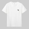 Hot Sales Cotton T-shirt Unisex/Women Summer Luxury Brand Embroidery Korean Style Short Sleeve Tops Fashion Round Neck Classic Tees Unisex