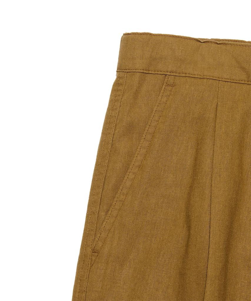 LEE Linen Webbing Belt Balloon Pants Brown