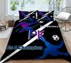 Комплект постельного белья с 3D футбольным принтом, пододеяльник со спортивным узором, наволочка, очень большой размер, украшение для дома