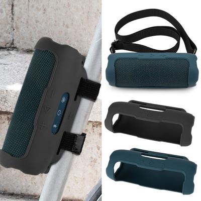 Силиконовый чехол для колонки JBL Flip 7, чехол для Bluetooth-совместимой колонки с ремешком для крепления к стойке гольф-кара, защитная накладка, чехол для переноски