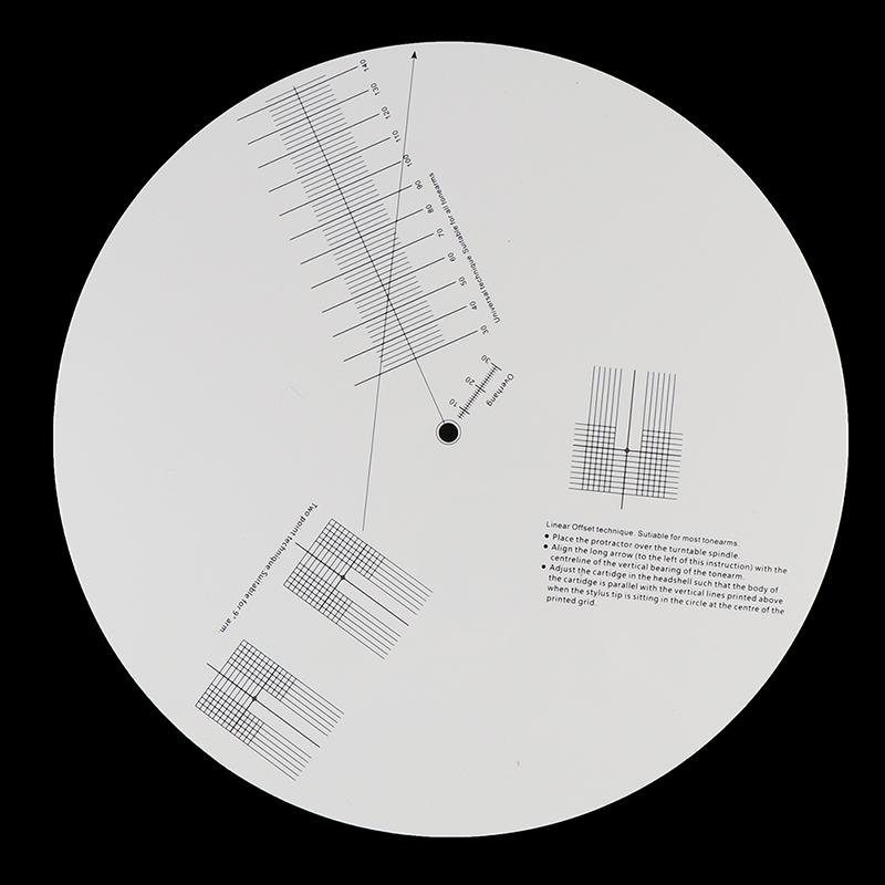 Калибровочная пластинка для звукоснимателя виниловой пластинки, измеритель расстояния, транспортир, регулировочный инструмент