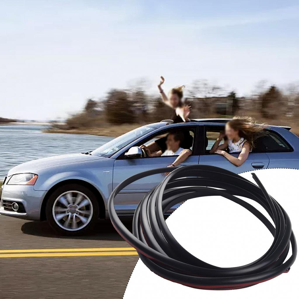 Уплотнительная полоса бокового порога Т-образная отделка Погодостойкая 4 метра