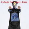 Chinese Dynasty Style Zombie Costume Set With Hat And Belt For Themed Events And Halloween