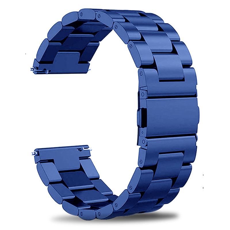 Металлический ремешок 22 мм 20 мм для Samsung Galaxy Watch 3, Huawei GT2/Amazfit GTR, браслет из нержавеющей стали, браслет для Samsung Watch 4