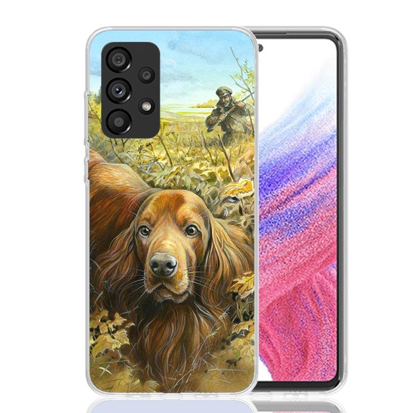 Hunter Dog Hunting Phone Case for Samsung Galaxy A17 A16 A15 A14 A13 A57 A56 A55 A54 A53 A37 A36 A35 A34 A33 A26 A25 A24 A23 Gal