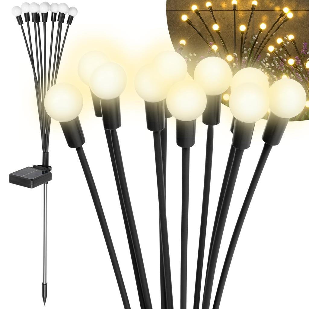Solar LED garden lights decorative balls for a Rebel tree