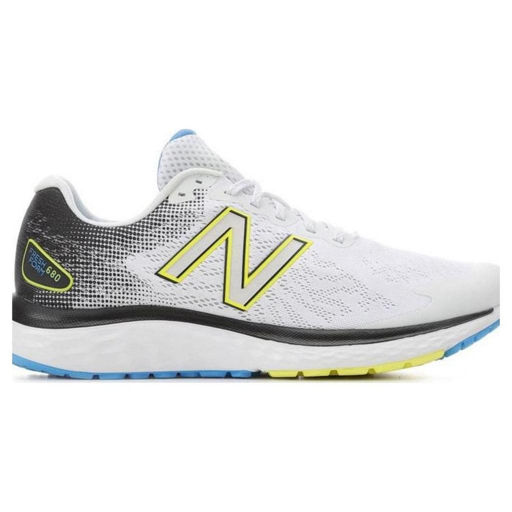New Balance Nb 608 Удобные Универсальные Кроссовки из Синтетической Кожи с Низким Верхом Повседневные Беговые Кроссовки Мужские кроссовки Белый Черный Желтый M680CE7