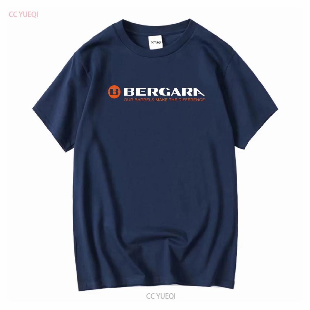 New T Shirt Bergara Guns Firearms Logo Mens Grey USA Size S to 5XL vintage Washed fashion Soft Versatile designer clothes