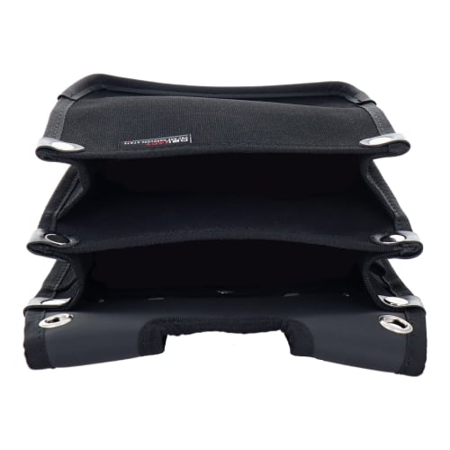 Sankyo Corporation DBLTACT Canvas Electrician's Bag, Black, DTH-01-BK