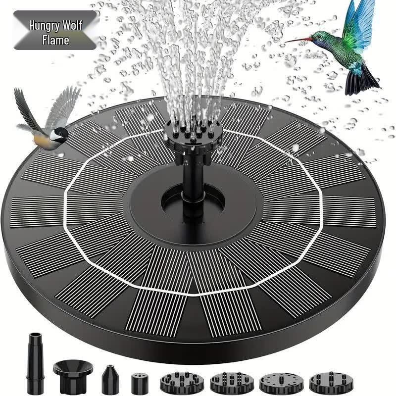 Solar Powered Floating Fountain