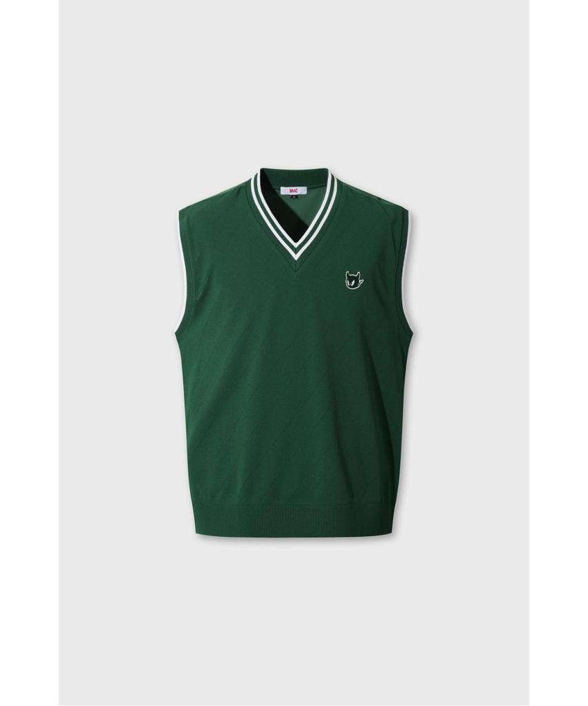 Waac Men Waacky Hybrid Knit Vest Wmwam26300Grd