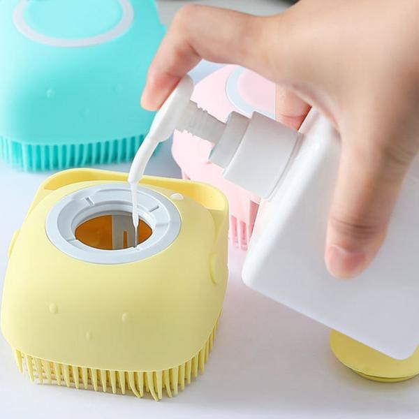 Simple Buy Dog and Cat Shampoo Brush, Mint, 1pc, Korean Pet Shampoo