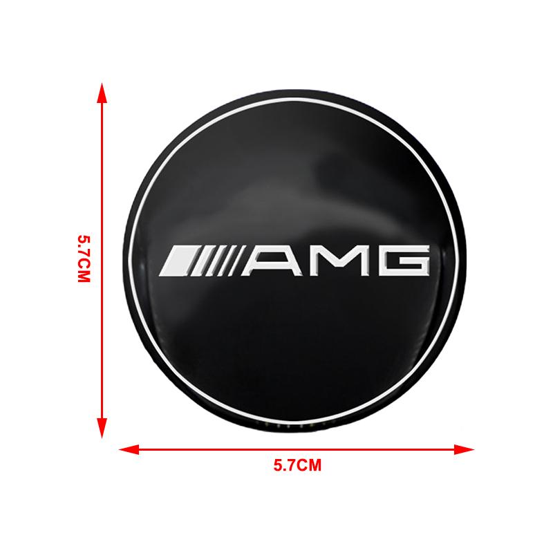 ABS4Pc Car Wheel Hub Center Cap Sticker Metal Emblem Sticker For Mercedes Benz W205 W177 W221 W220 W176 W212 W213 ML G63 E63 GT
