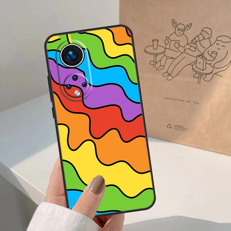 Чехол Pride Love ЛГБТ для Honor Magic 7 5 6 8 Pro Honor 50 70 90 Lite X9c X9b X9a X8a X8b 200 400 Pro