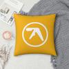 Aphex Twin Креативный Логотип Y2K Квадратная Наволочка Чехол для Подушки Наволочка Чехол для Декоративной Подушки для Дома Спальни Автомобиля