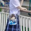 YUYAKESHI Bag for 20cm Plush Fully Bag with Shoulder Doll Plush Clear Cell Phone Ita-Bag Toys, Transparent, Show-Off Strap, Storage, Pouch, PVC,