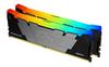 Kingston FURY Renegade RGB 16GB 3200 DDR4 CL16 DIMM of Desktop Memory (Set 2) - KF432C16RB2AK2/16