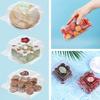 100PCS Transparent Clear Disposable Single-Use Plastic Eco-Friendly Bakery Cake Boxes Food-Grade 13.3x12.3cm