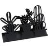 Black Restaurant Napkin Holder Cactus Theme Cafe Tissue Holder Metal Napkin Holder  for Table