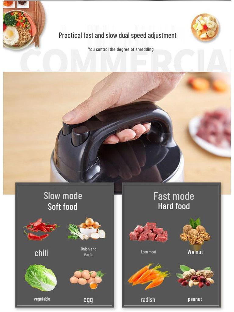 Машина для фуфу 12 л Электрическая мясорубка и измельчитель овощей