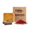Ghar Soaps Sandal Wood And Saffron Bath Soap Bar For Glowing Brightening And Refreshing Skin (100 Gm, Pack Of 1)