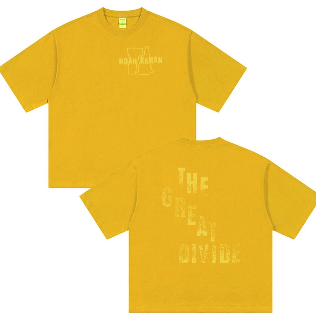 Vintage Noah Kahan The Great Divide Tour 2026 T Shirt Unisexs Hip Hop Fashion Short Sleeve Tshirts100 Cotton Tshirt Streetwear