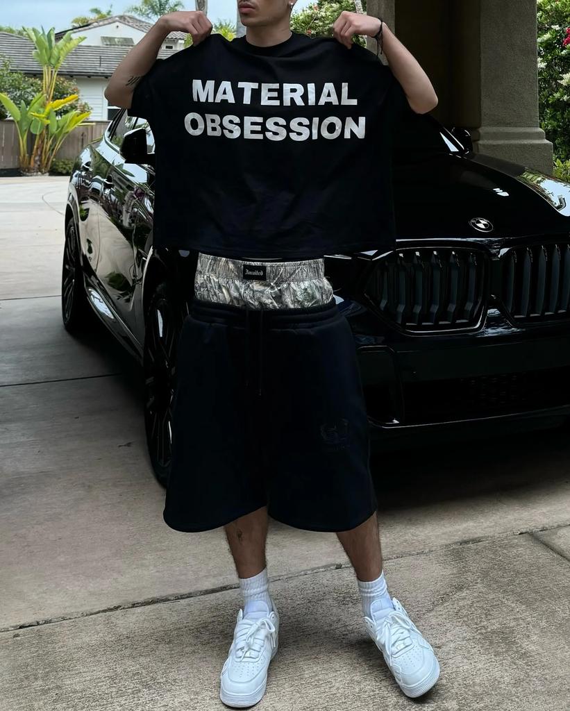 Американский новый стиль Harajuku камуфляжные шорты с двойным верхом для мужчин и женщин в стиле хип-хоп с высокой талией уличные спортивные хлопковые брюки