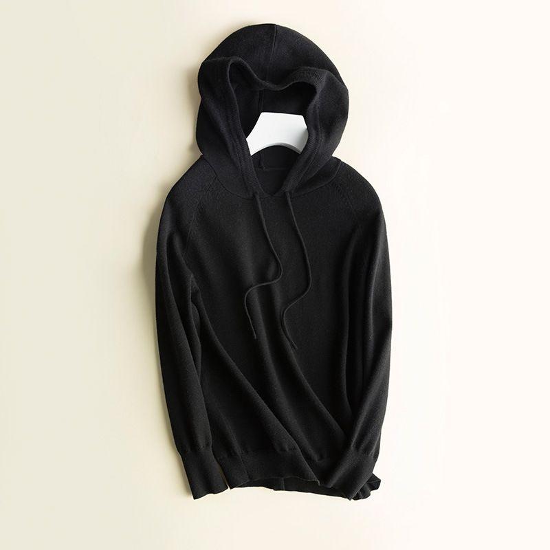 Women's Loose Sweater Knitted Soft Cashmere Hoodies Coat For Cozy Comfort