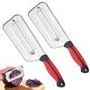 2Pcs Stainless Steel Vegetable Peeler Double Layer Slicer Ergonomic Design