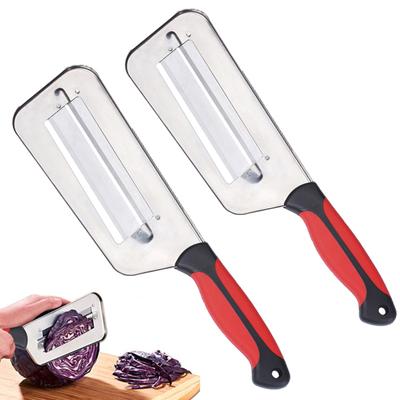 Измельчитель капусты Шинковка Нержавеющая сталь Овощерезка Машина для приготовления салата коулслоу Двухслойная овощерезка для капусты моркови картофеля