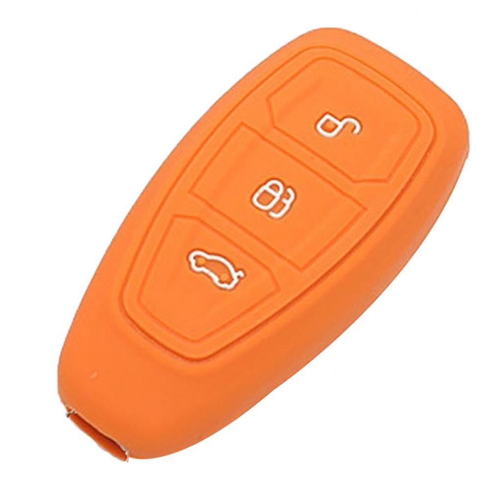 Car Care 3 Buttons Silicone Remote Car Key Fob Cover Case for Ford Focus Mondeo Fiesta