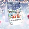 Календарь обратного отсчета на 100 дней до Рождества 2024, календарь обратного отсчета до Рождества, настольный адвент-календарь для декора домашнего офиса