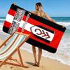 Custom Fulham  Print Beach Towel, Large Soft Quick Dry Towel for Beach Camping Swimming