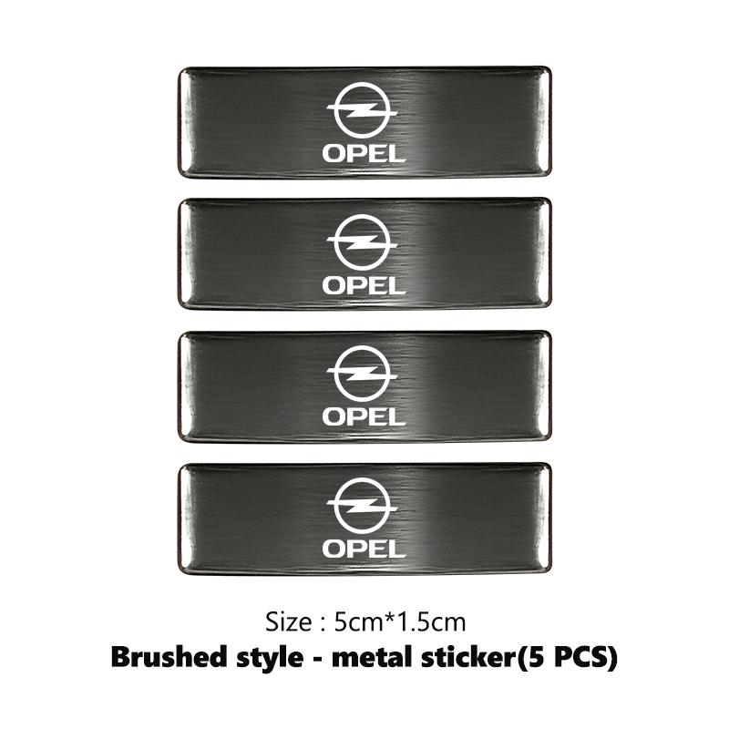For Opel Car Trunk Body Sticker Aluminum Alloy Emblem Auto Stickers Astra G H J K F Corsa D Zafira B Insignia Mokka Regal