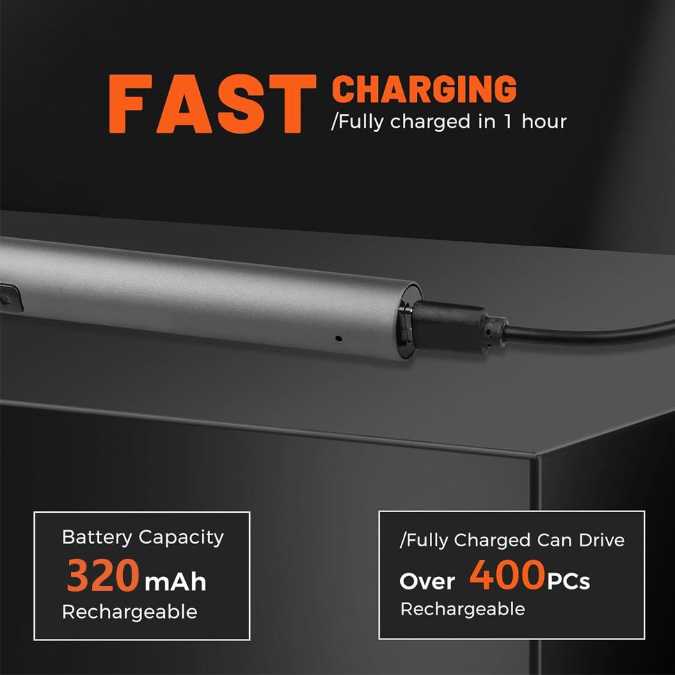 Galacok 28/65 In 1 Precision Electric Screwdriver Set with 54 Magnetic Bits 2 Torque Settings for Repairing Watch Camera Phone