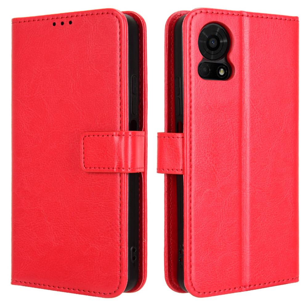 Для TCL 50 LE Чехол Кожаный Кошелек Чехол для Телефона Текстура Crazy Horse