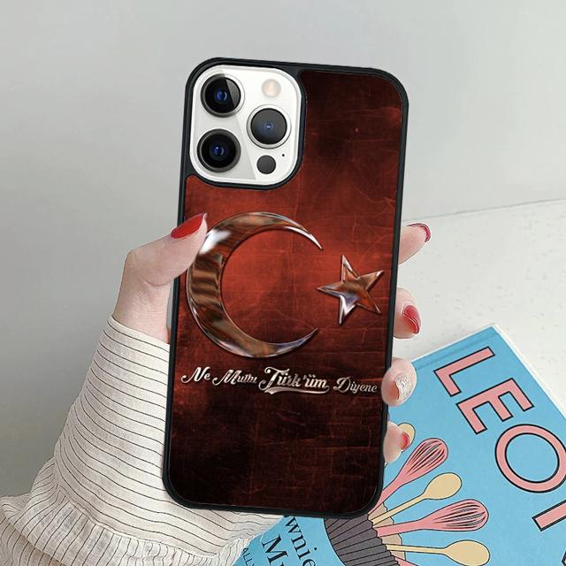 Чехол для телефона Турция Турция Ататюрк Флаг для apple 16 Plus iPhone 17 Air 16 15 14 11 12 13 Pro Max coque