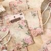 30-Sheet Vintage Flower Pattern Scrapbook Paper, Elegant Floral Designs & Smooth Surface, Easy to Cut for Handmade Cards