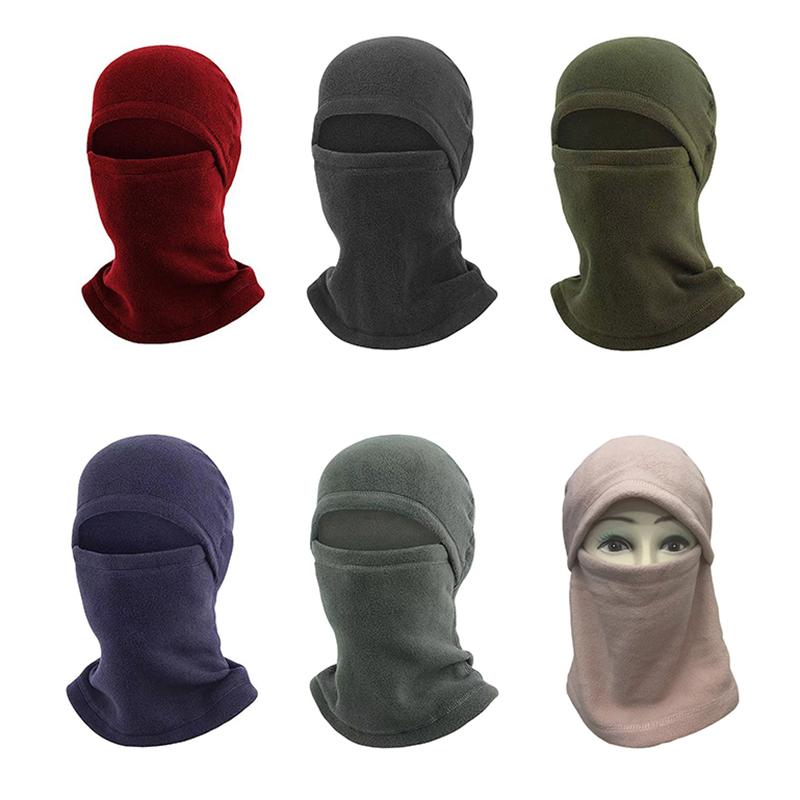 Осенне-зимний теплый головной убор, одна маска на шею, спортивная шапка для верховой езды, теплая ветрозащитная лыжная шапка, шейкер, флис