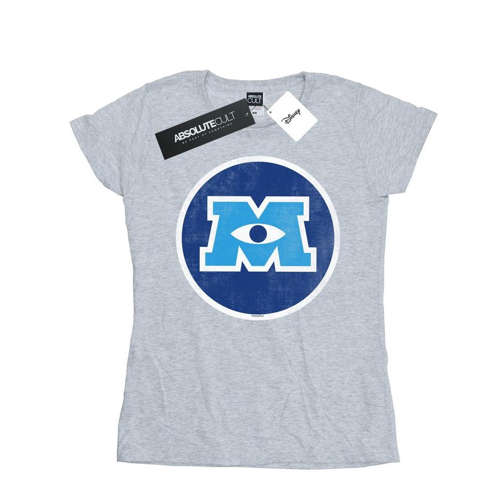 Disney Womens/Ladies Monsters University Monster Emblem Cotton T-Shirt