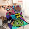 T-Teen T-Titans Go Мультфильм Милое Одеяло Одеяло для Дивана Дивана Путешествия Дома Пикника Фланелевое Одеяло подарок на день рождения Теплое Удобное
