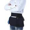 Black Half Apron Waterproof Server Apron Short Aprons Waist Apron  Men
