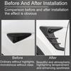 Carbon Fiber Side Fender Camera Flank Cover Trim for 2021-2022 Tesla Model 3 Y