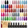 ROSALIND 38pcs Nail Polish Gel Kit Colorful Semi Permanent Gel Nail Polish Soak Off UV Gel Base Matt Top Coat Gel Polish Varnish Hybrid Lacquer Gel