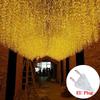 Festoon Garland Lamp Outdoor Icicle Light String Home Curtain Eaves Hanging Lights Wedding Party Garden Room Decoration EU Plug